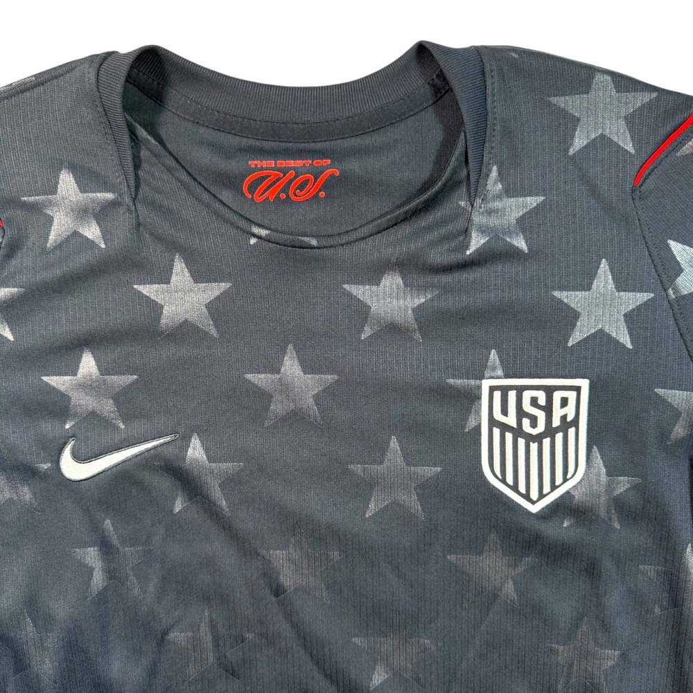 Nike USWNT Dri-FIT Soccer Jersey XL Womens Navy Blue Star Pattern IB4591-475